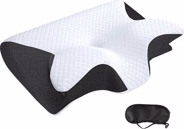 Ventryn Ergonomic Memory Foam Pillow in White