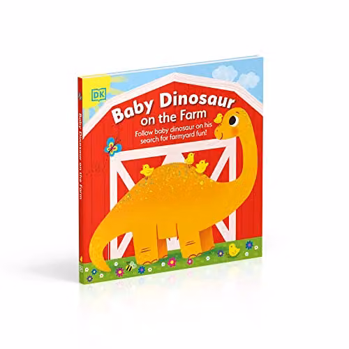 DK Baby Dinosaur on the Farm Multicolour Childrens Book – 2