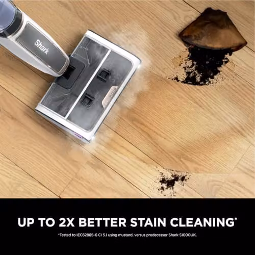 Shark SteamPickUp 3-in-1 Steam Mop for Hard Floors, White SD200UK – 3