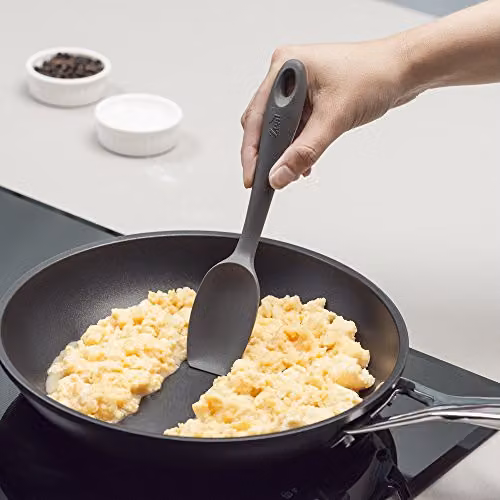 Zeal Silicone Non-Scratch Spatula Spoon, Grey, 20 cm – 2
