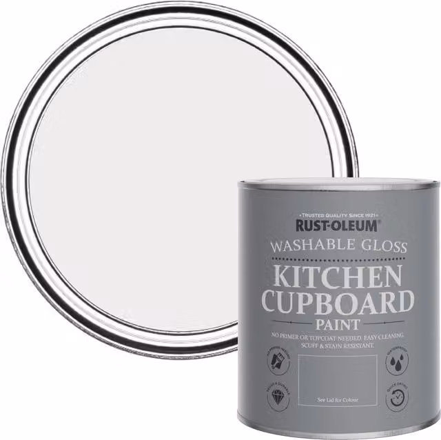 Rust-Oleum Kitchen Cupboard Paint in Gloss Finish, Purple, 0.75 l