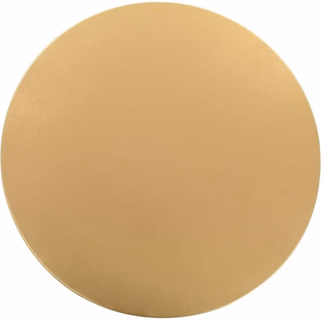 Berkfield Home 2 Pack Gold Round Stretch Elastic Tablecloths, 80 cm
