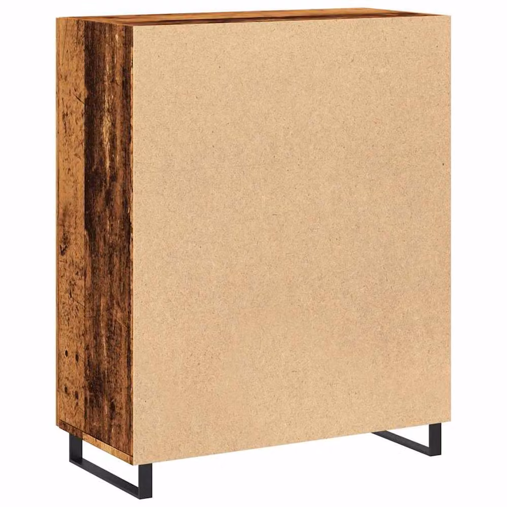 Berkfield Home Rustic Old Wood Sideboard in Brown, W/D/H: 69.5 x 34 x 90 cm – 4