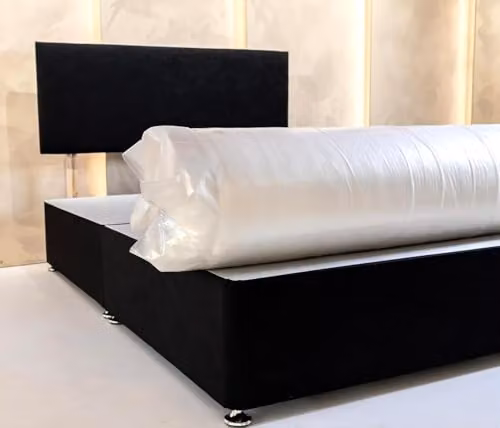 DFI Beds & Home Sleepwell Hybrid Memory Foam Mattress, Antibacterial, White and Beige, W: 120 cm, D: 200 cm, H: 25 cm – 4