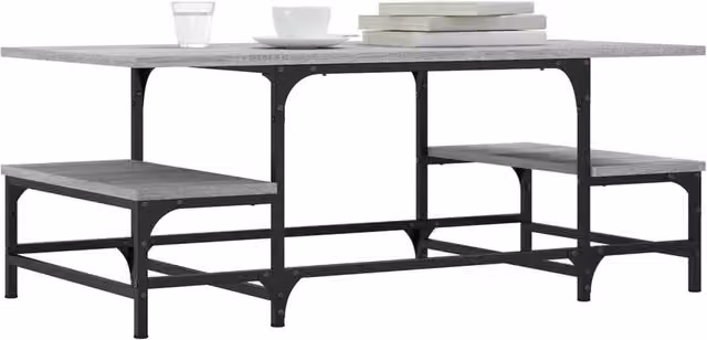 Berkfield Home Decorative Coffee Table in Grey Sonoma, W/D/H: 100 x 50.5 x 40 cm – 1