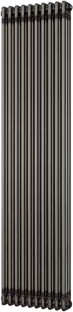 UK Radiators Alpha 3 Column Radiator in Silver, H 180 cm x W 46.5 cm