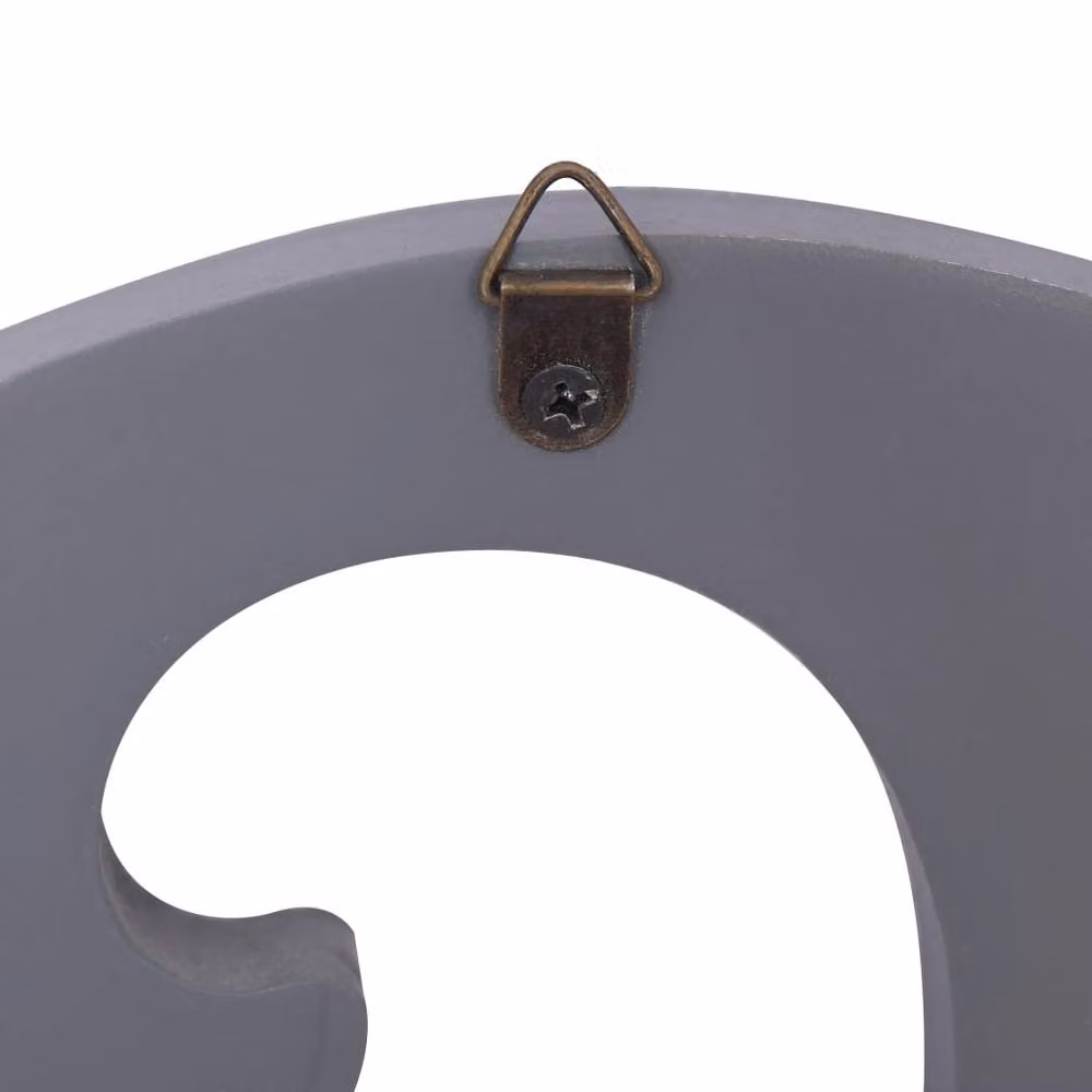 Berkfield Home FAMILY Wall Mounted Coat Rack with Distributed Point Hooks, Grey, W: 74 cm, D: 29.5 cm – 4