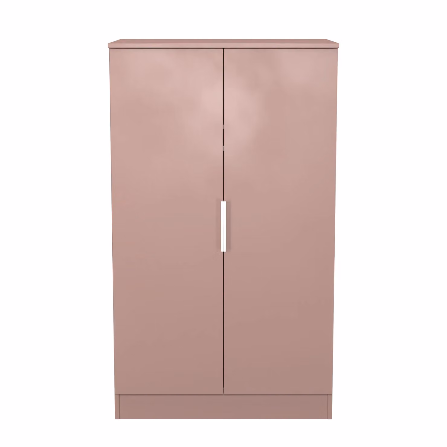 Ready Assembled 2 U Dover 2 Door Midi Wardrobe in Dusty Pink – 2