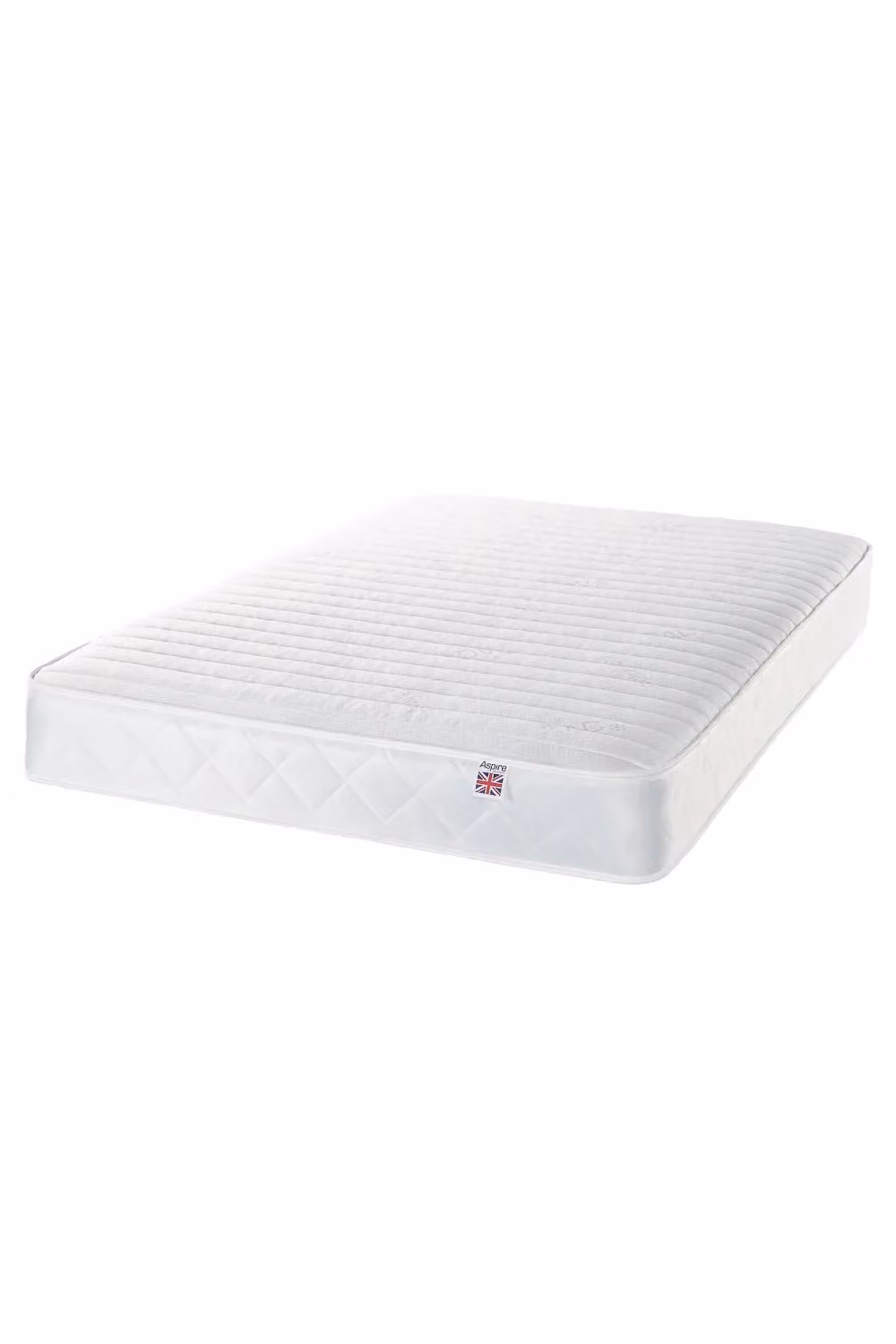 Aspire Tri-Layer Natural Wool 900 Hybrid Mattress in White, W/D/H: 140 x 200 cm – 2