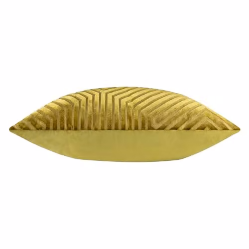 Paoletti Evoke Square Velvet Cushion in Green, W/D/H: 55 x 55 x 55 cm – 2