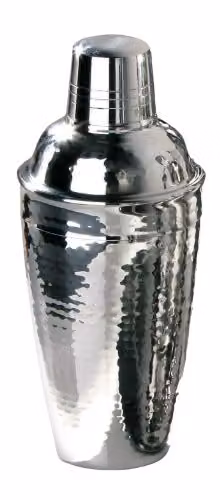 Orsina Stainless Steel Cocktail Shaker with Measuring Marks and Leakproof Design, Silver, H22 x W9 x D9 cm – 1