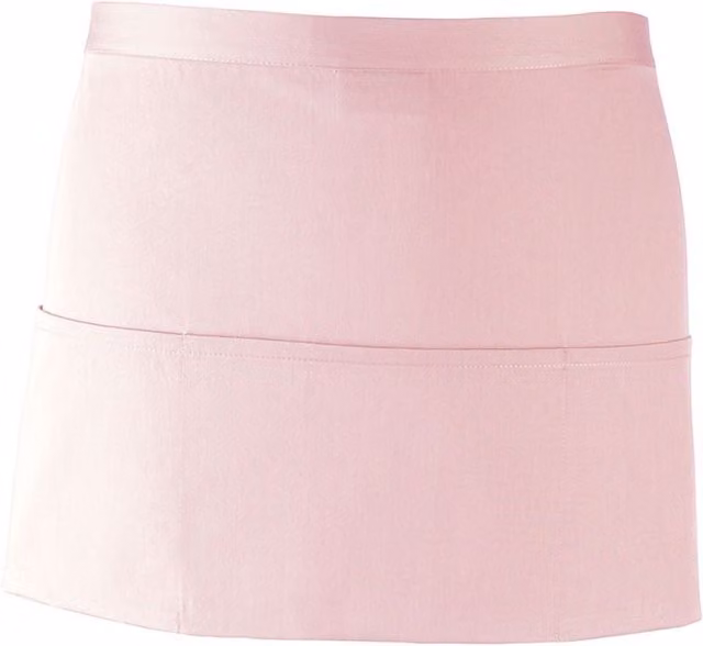 Premier Colours 3 Pocket Short Apron in Pink W/D/H: 33.0 x 60.0 x 33.0 cm