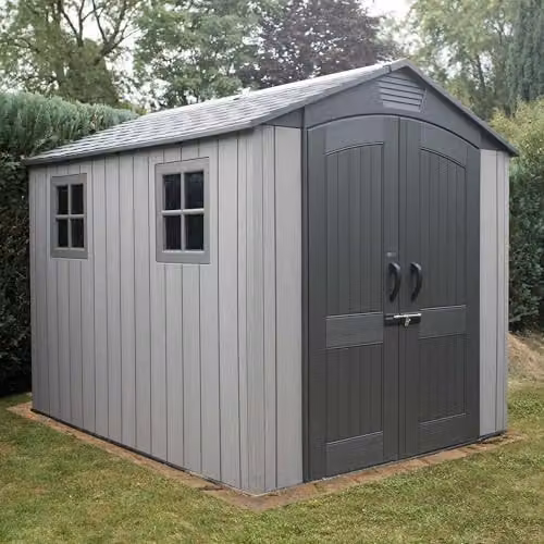 Lifetime Sand Garden Storage Shed with Steel-Reinforced Gable Roof, W/D/H: 213 x 289 x 228 cm – 2