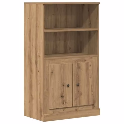 vidaXL Highboard in Artisan Oak, Brown, W/D/H: 60 x 35.5 x 103.5 cm – 1