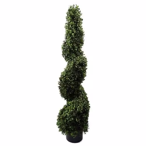 Leaf Design UK UV Protected Artificial Green Topiary Tree, H 120 cm x W 30 cm x D 30 cm