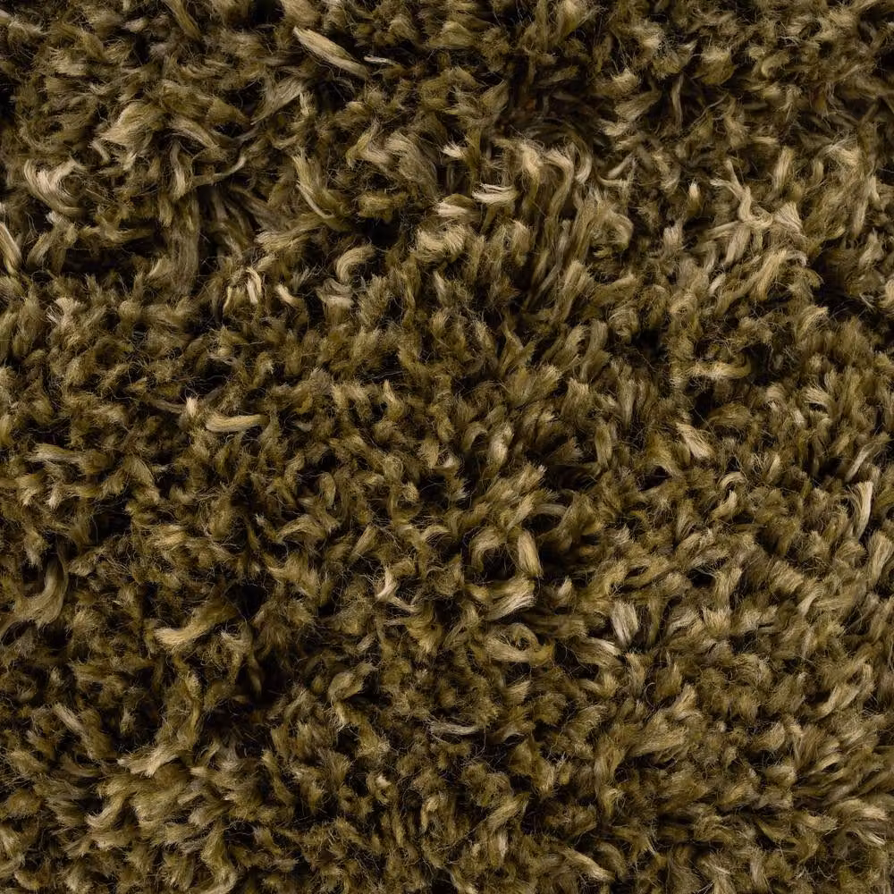 Kukoon Green Shaggy Area Rug for Living Room or Bedroom, W: 60 cm, L: 110 cm – 3