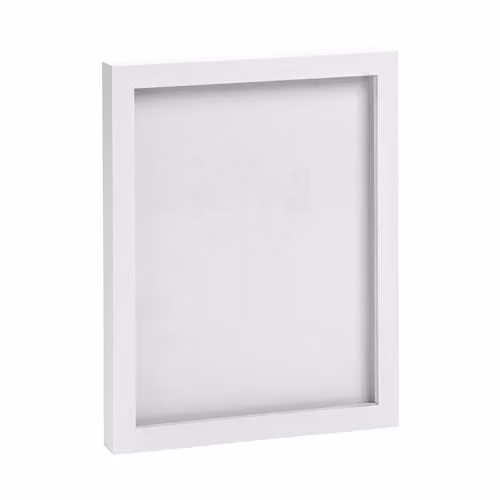 Nicola Spring Rectangular Single Photo Frame in White