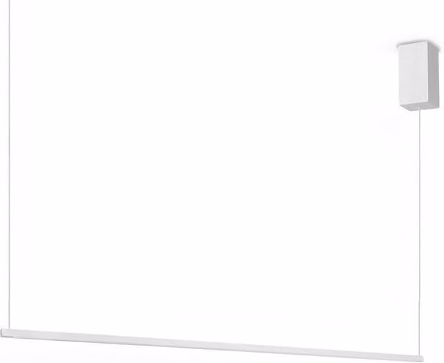 Netlighting Essence Bar Pendant Ceiling Light in White with 1x LED, 2250lm, 3000K Warm White