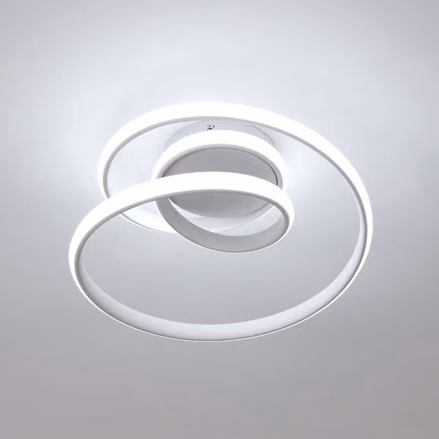 Pheashine Modern White LED Ceiling Light, 36W, 6500K Cool White, Diameter: 30 cm – 1