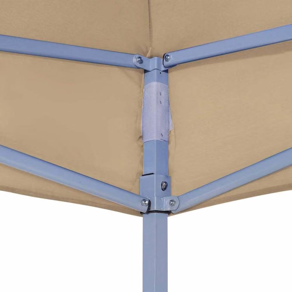 Berkfield Home Party Tent Roof, Beige, 3 x 3 m, PVC-Coated Polyester – 2