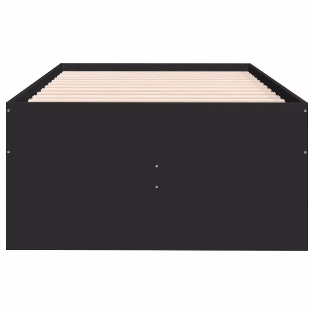 Berkfield Home Small Single Daybed with Drawers in Black, W: 75 cm, L: 190 cm – 4