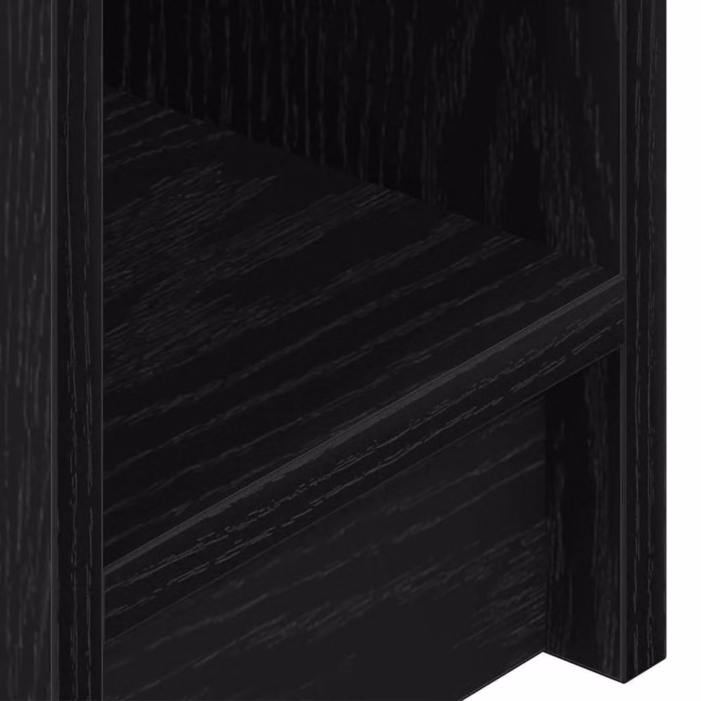 Berkfield Home Durable Bedside Cabinets with Drawer, 2 Pack, Black Oak, W/D/H: 20 x 36 x 60 cm – 5