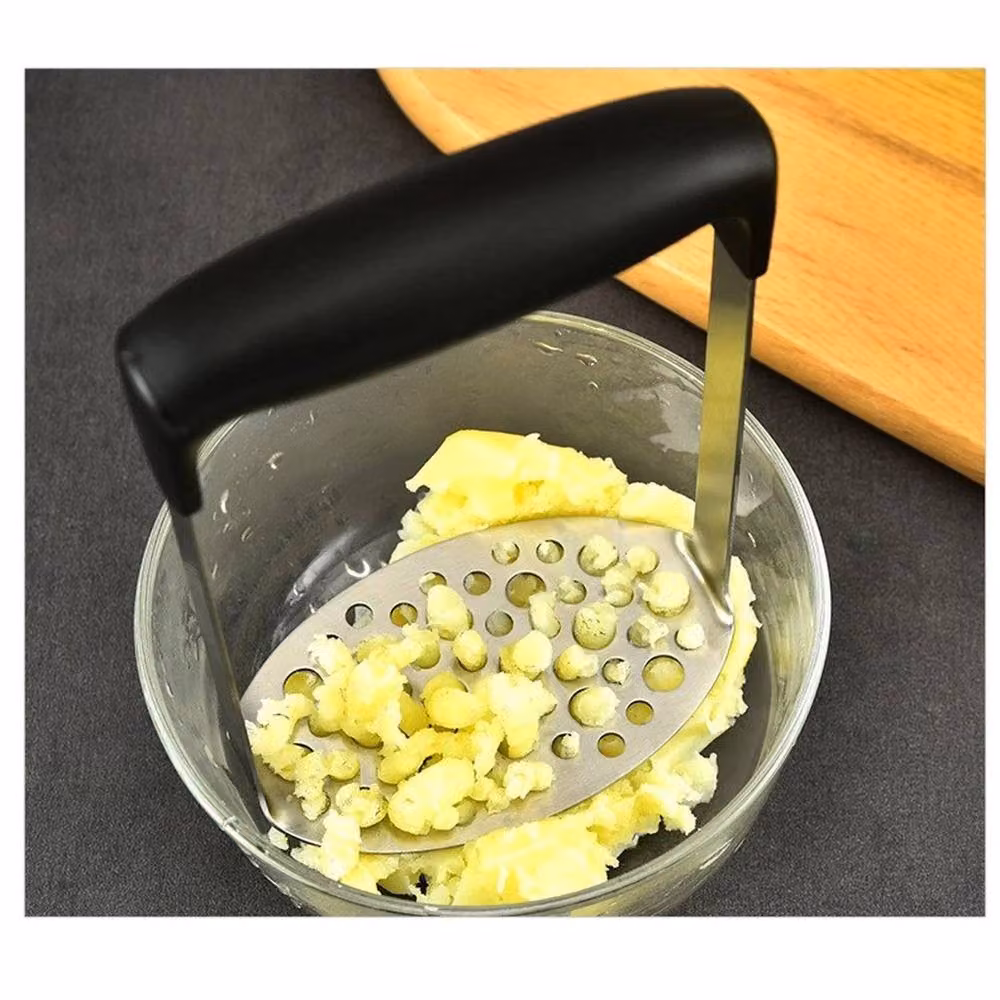 SPETLEK Stainless Steel Potato Ricer and Vegetable Masher in Silver, W/D/H: 15 x 15 x 15 cm – 6