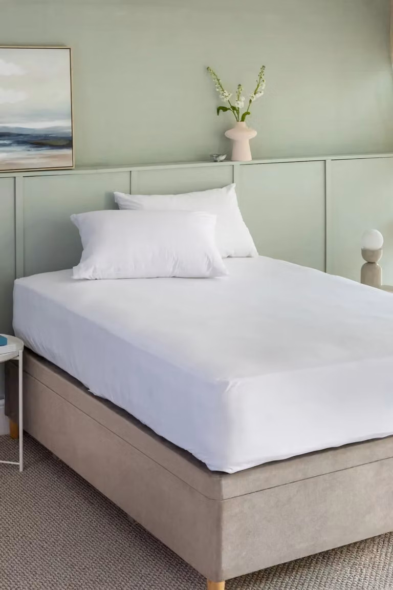 Soak&Sleep Anti Bed Bug Double Mattress Encasement, White, W: 140 cm, L: 200 cm