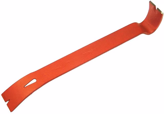 Faithful Red Stainless Steel Utility Pry Bar, 15 inch