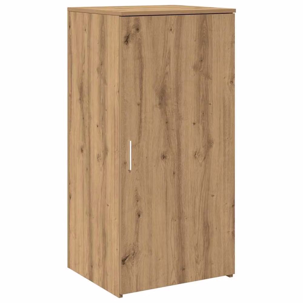 Berkfield Home Artisan Oak Reception Desk in Brown, W/D/H: 155 x 50 x 103.5 cm – 3
