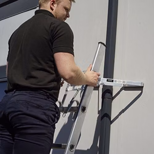 TB Davies 1400-001A Universal V-Shaped Down Pipe Ladder Stand Off Accessory Kit in Silver – 5