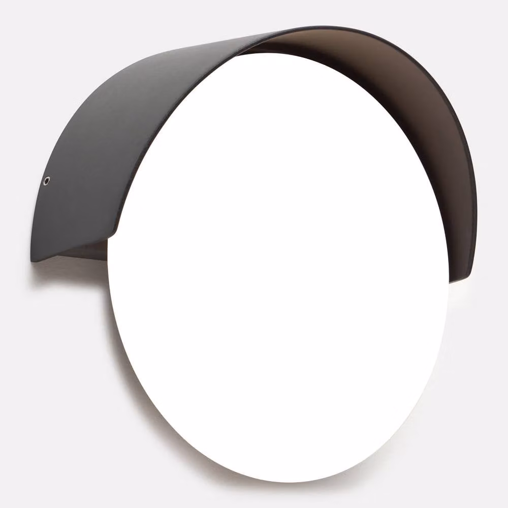 Netlighting Auro Outdoor Flush Wall Lamp in Black, 6.2W LED, IP54 Rated – 3
