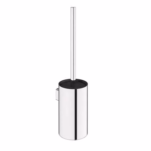 COSMIC Architect Wall-Mounted Bathroom Brush and Holder in Silver Metal – 1