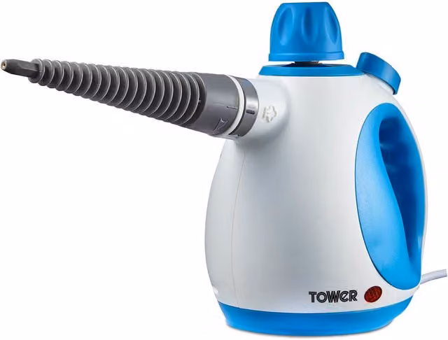 Tower Handheld Steam Cleaner, White