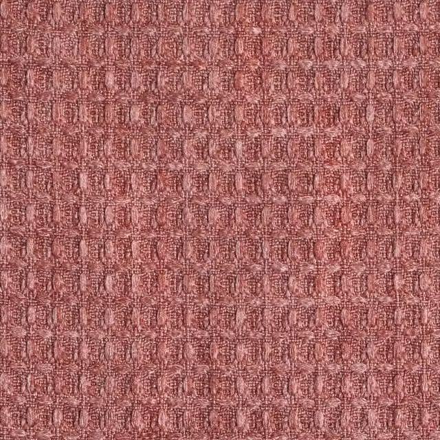 Linda Barker Luxury Waffle Fabric in Cayenne Red