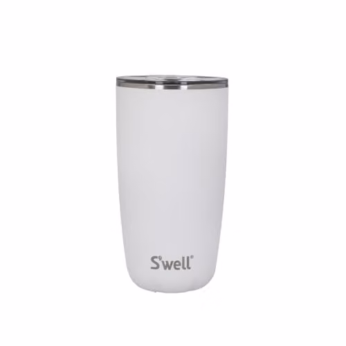 S'well Stainless Steel Tumbler with Lid, 530ml, White – 1