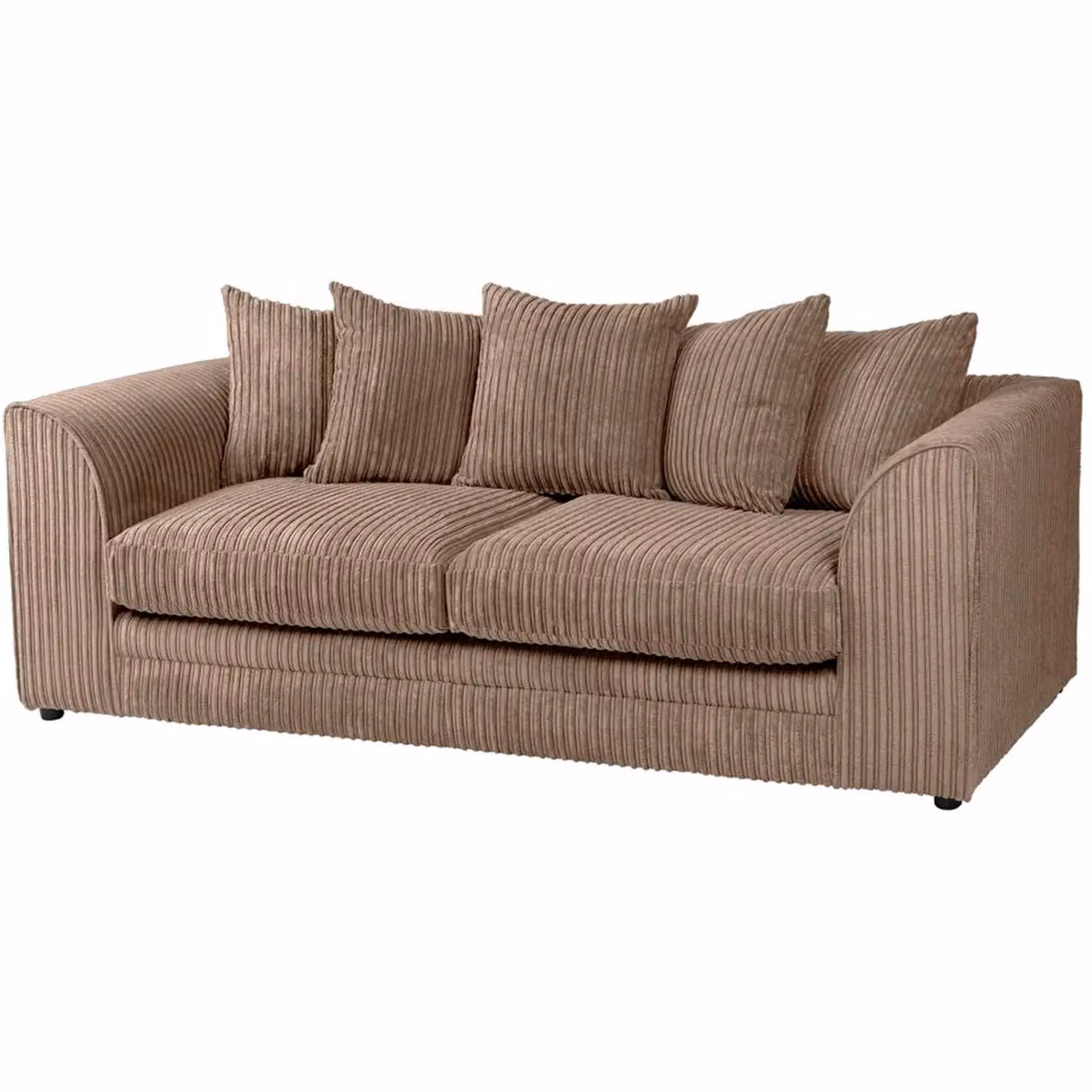Snugg Furniture UK Limited Milo Jumbo Cord 3 Seater Sofa in Light Beige – 2