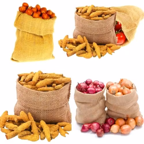 SolaDirect Pack of 50 Natural Beige Jute Hessian Sacks, W/H: 60 x 100 cm – 3