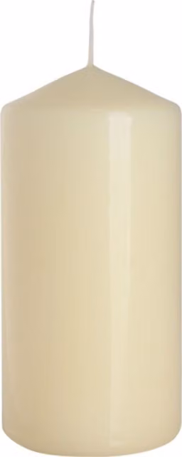 KDMD White Round Pillar Candle