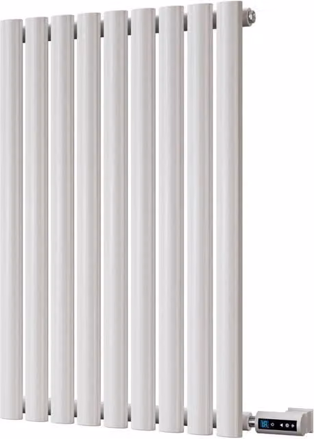 Omeara White Horizontal Single Panel Thermostatic WIFI Electric Radiator