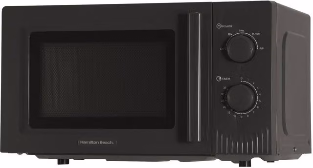 Hamilton Beach 20L Solo Countertop Microwave, 800W, Grey and White – 4