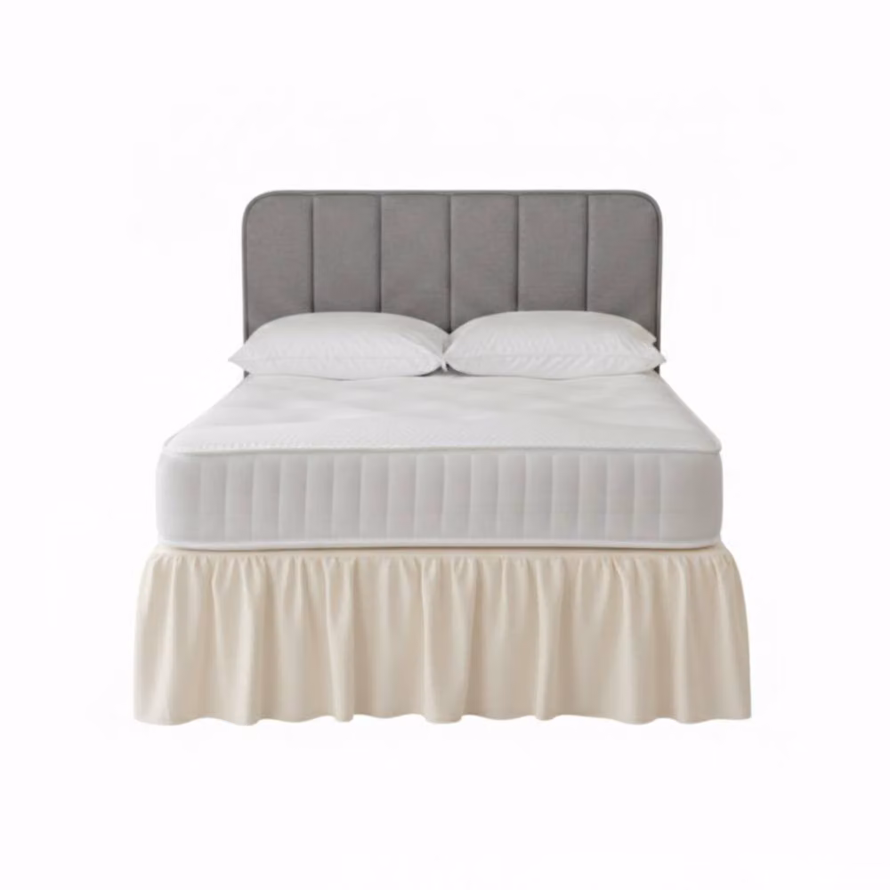 Snug City Super King Polycotton Divan Bed Base Valance Sheet in Beige – 2