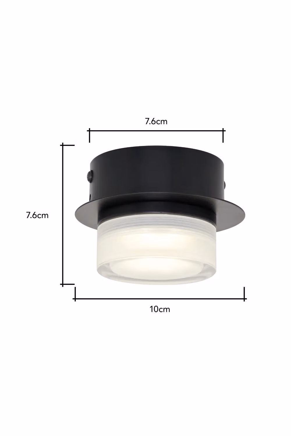 BHS Lighting Brooke LED Bathroom Up and Down Dual Mount Spot Light in Black – 3
