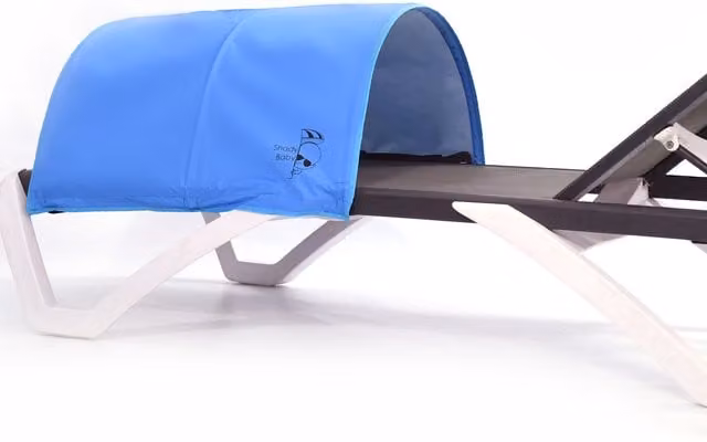 Shady Baby UV-Proof Polyester Sun Lounger Tent in Blue