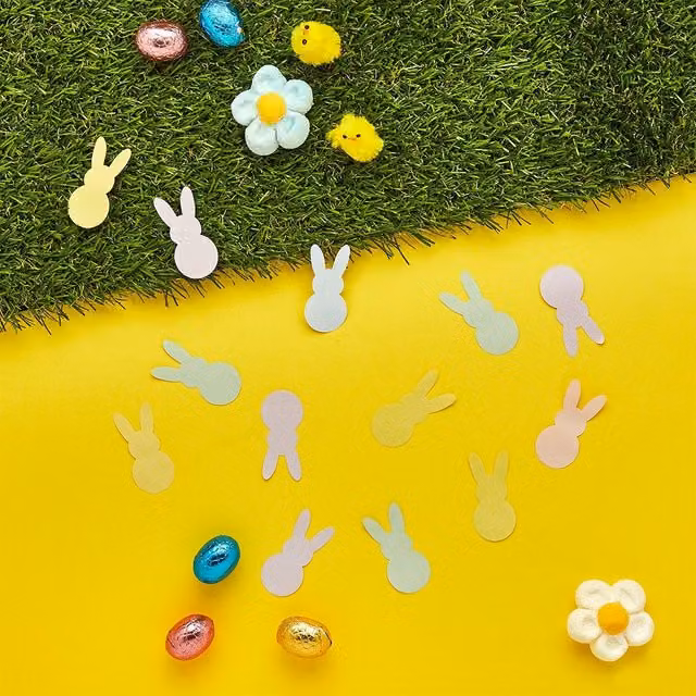 Club Green Easter Bunny Multicolour Paper Confetti Table Scatter, 10g