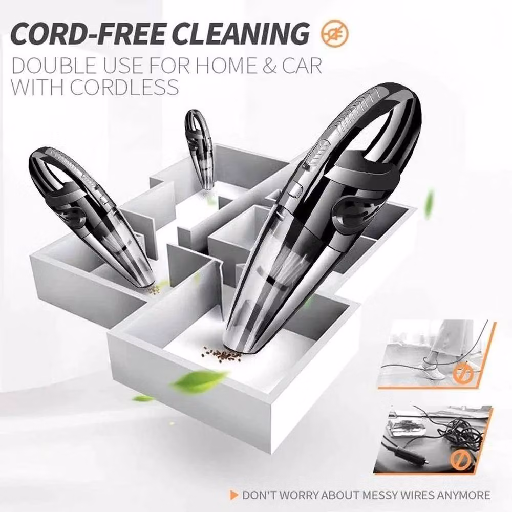 NESTLUNE Wet and Dry Cordless Handheld Car Vacuum Cleaner in Black – 2