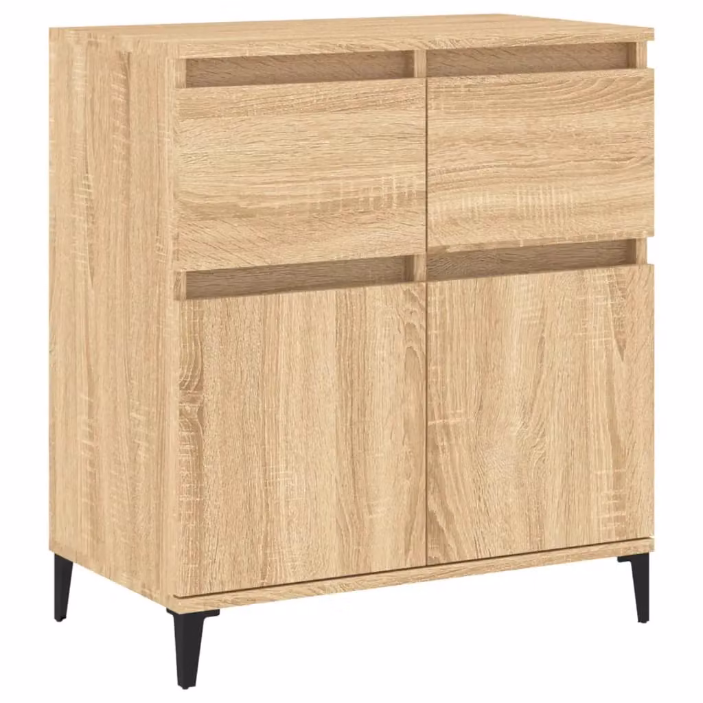 Berkfield Home Sonoma Oak Sideboard in Brown, W/D/H: 60 x 35 x 70 cm – 2
