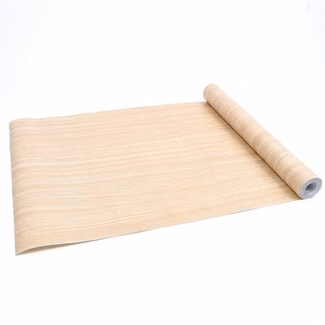 NESTLUNE Self Adhesive Wood Grain PVC Wallpaper Stickers, Brown, W: 100 cm, H: 15 cm