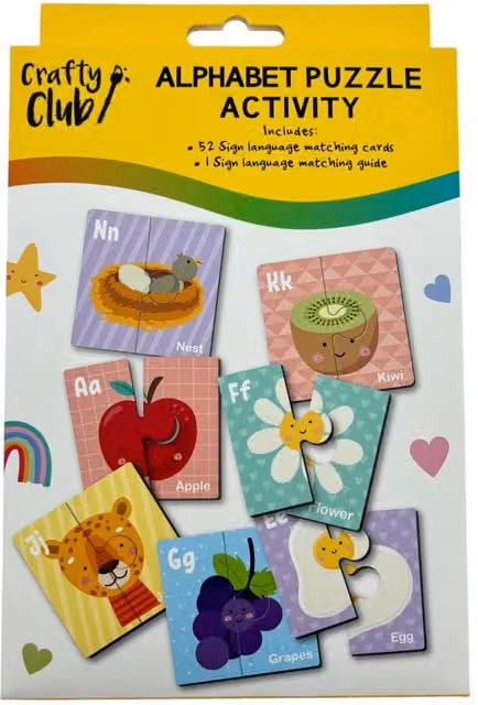 Crafty Club Mini Education Literacy Pack in Multicolour