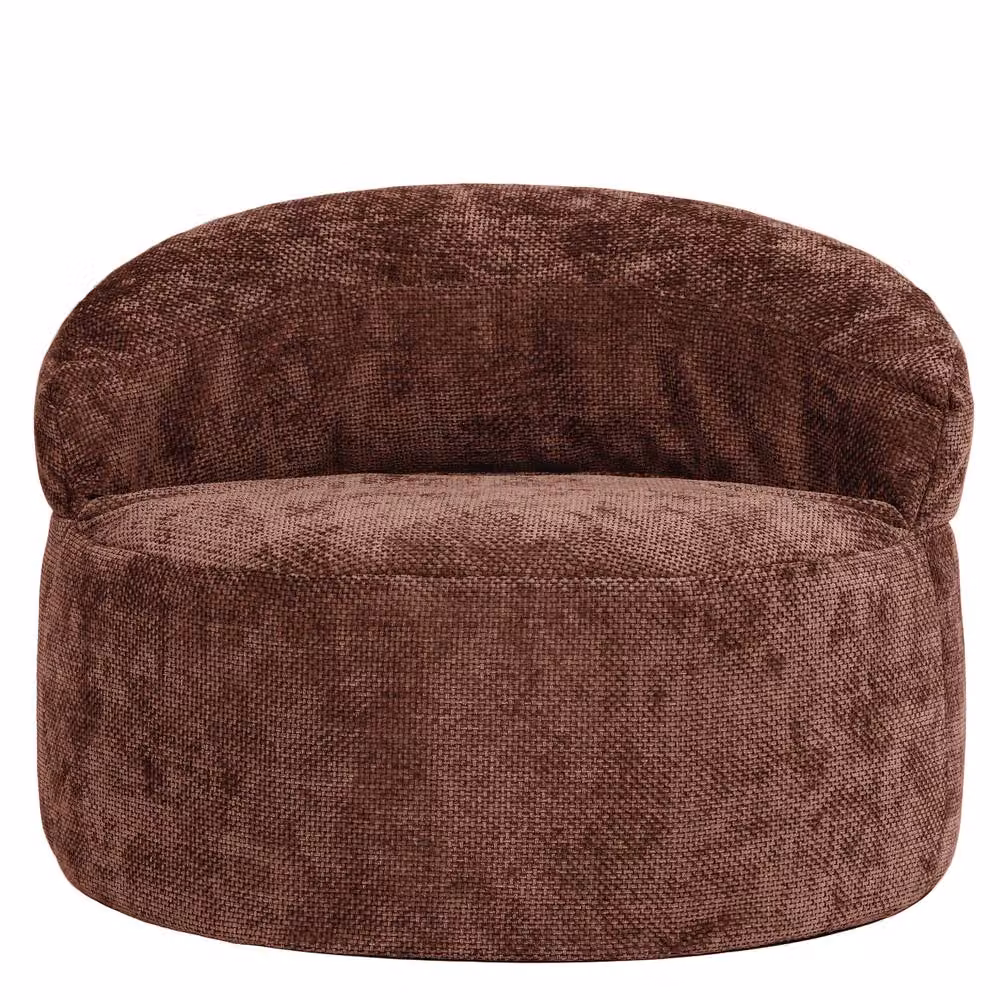 ICON Orb Accent Chair in Red Woven Chenille – 2